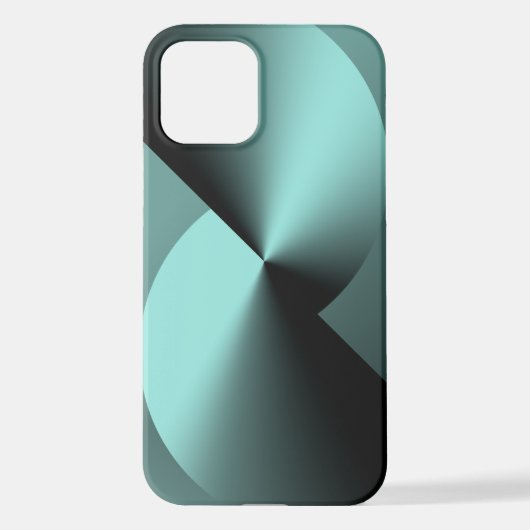 Abstract Geometric iPhone 12 Case Hülle (Rückseite)