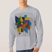 Abstract Geometric Long Sleeve Tee (Vorderseite)