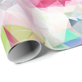 Abstract Geometric Low Poly Mosaic Geschenkpapier (Rolleneckpunkt)