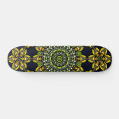 Abstract Geometric Mandala Art Design Skateboard (Horizontal)