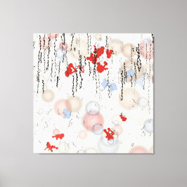 Abstract geometric painting leinwanddruck