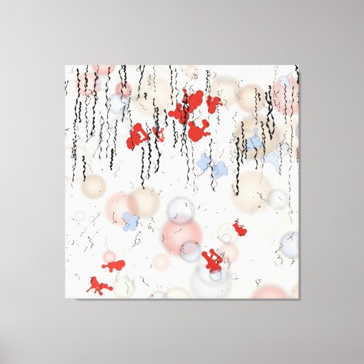 Abstract geometric painting  leinwanddruck (Vorderseite)