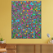 Abstract Geometric Pattern Canvas Leinwanddruck (Insitu (Wohnzimmer))