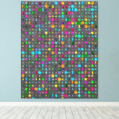 Abstract Geometric Pattern Canvas  Leinwanddruck (Insitu (Holzboden))