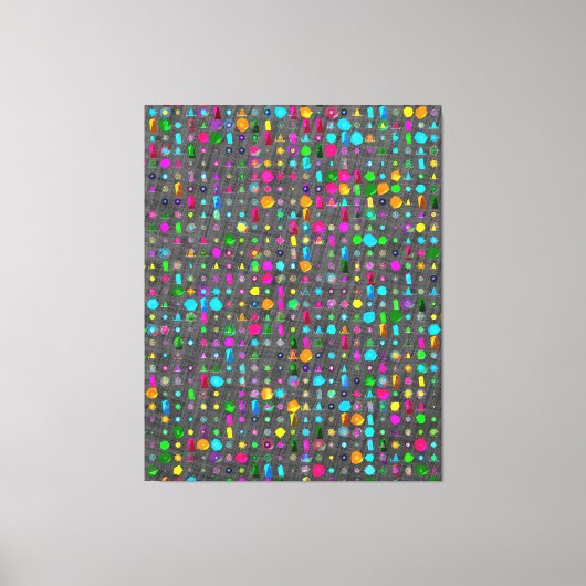 Abstract Geometric Pattern Canvas Leinwanddruck (Vorderseite)