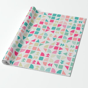 Abstract Geometric Pattern generative computationa Geschenkpapier