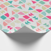 Abstract Geometric Pattern generative computationa Geschenkpapier (Ecke)