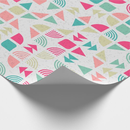 Abstract Geometric Pattern generative computationa Geschenkpapier (Ecke)