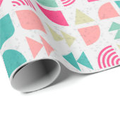 Abstract Geometric Pattern generative computationa Geschenkpapier (Rolleneckpunkt)