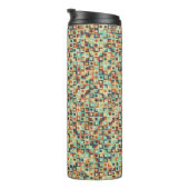 Abstract Geometric Pattern generative computationa Thermosbecher (Nach rechts gedreht)