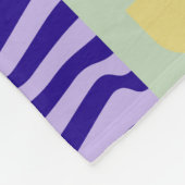 Abstract geometric pattern made with simple shapes fleecedecke (Ecke)
