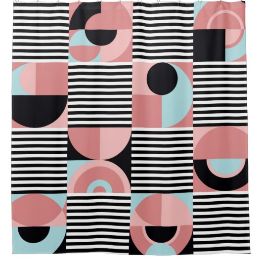 Abstract geometric pattern. Seamless modern print Duschvorhang (Vorderseite)