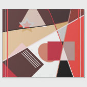 Abstract geometric pattern,  silk scarf shawl desi geschenkpapier (Flach)