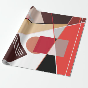 Abstract geometric pattern,  silk scarf shawl desi geschenkpapier