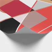 Abstract geometric pattern,  silk scarf shawl desi geschenkpapier (Ecke)