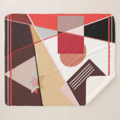 Abstract geometric pattern, silk scarf shawl desi sherpadecke (Vorderseite (Horizontal))