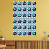 Abstract Geometric Pattern Wallart  Leinwanddruck (Insitu (Wohnzimmer))