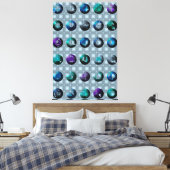 Abstract Geometric Pattern Wallart  Leinwanddruck (Insitu (Schlafzimmer))