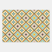 Abstract geometric pattern with diamond shapes geschenkpapier set (Vorderseite)