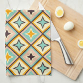 Abstract geometric pattern with diamond shapes geschirrtuch (Viertel Falte)