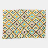 Abstract geometric pattern with diamond shapes geschirrtuch (Horizontal)