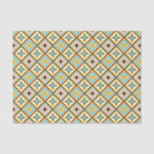 Abstract geometric pattern with diamond shapes seidenpapier (Vorderseite)