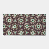 Abstract geometric pattern with layered pentagons  schreibtischunterlage (Vorderseite)