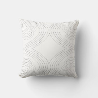 Abstract geometric pattern with spiral symmetry kissen