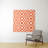 Abstract geometric pixelated seamless pattern. Mos Wandteppich (Beispiel (Horizontal))
