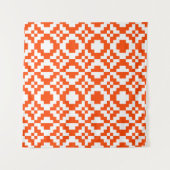 Abstract geometric pixelated seamless pattern. Mos Wandteppich (Vorderseite)