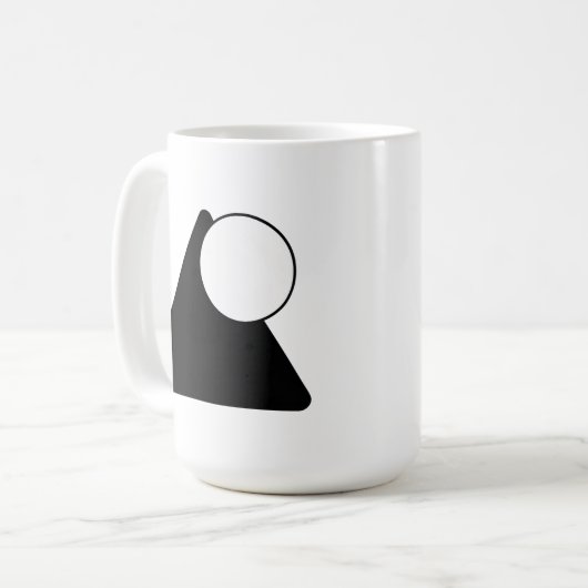 Abstract Geometric Shapes Kaffeetasse (Vorderseite Links)