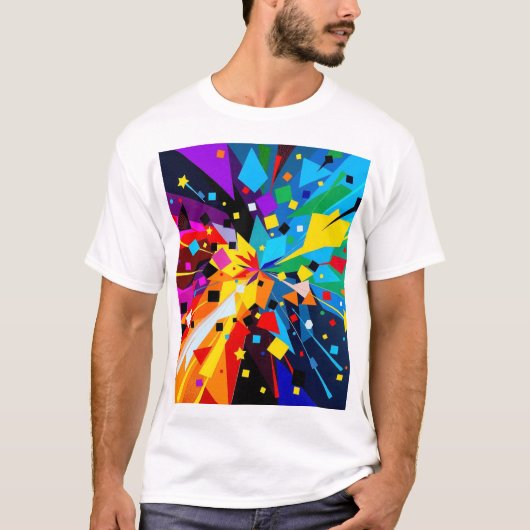 "Abstract Geometry" T-Shirt (Vorderseite)
