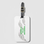 abstract gepäckanhänger (Vorderseite Vertikal)