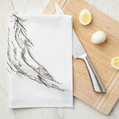 abstract geschirrtuch (Viertel Falte)