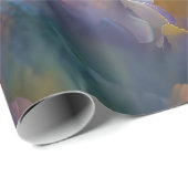 Abstract glowing pastel floral composition geschenkpapier (Rolleneckpunkt)