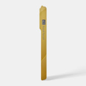 Abstract Gold Diagonal Layers Luxury Art iPhone Hülle (Linke Seite)