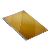 Abstract Gold Diagonal Layers Luxury Art Notizblock (Rechte Seite)
