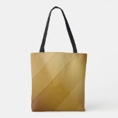 Abstract Gold Diagonal Layers Luxury Art Tasche (Rückseite)