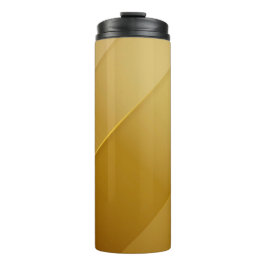Abstract Gold Diagonal Layers Luxury Art Thermosbecher