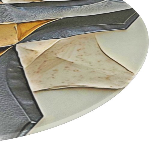 Abstract Gold Metal Design Schneidebrett (Ecke)