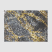 Abstract gold sparkles rocky texture seidenpapier (Vorderseite)