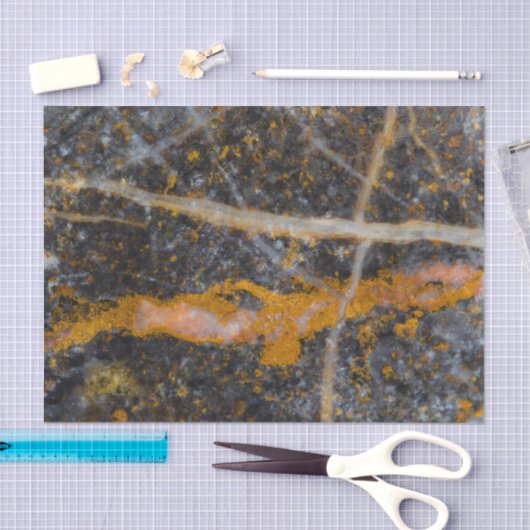 Abstract gold white lines rock texture seidenpapier (Handwerk)