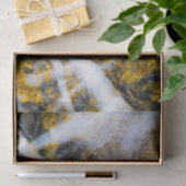 Abstract gold white lines rocky texture seidenpapier (Geschenk)