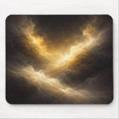 Abstract Golden Nebula Mouse Pad Mousepad (Vorne)