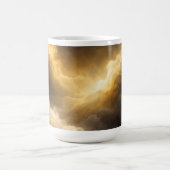 Abstract Golden Nebula Mug Kaffeetasse (Mittel)