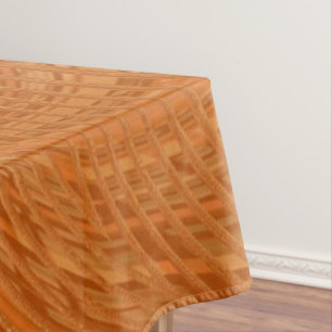Abstract Golden Waves Tablecloth Tischdecke