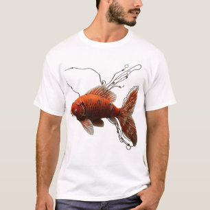 "Abstract Goldfish" Künstlerisches Grafik-T-Shirt  T-Shirt