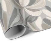 Abstract Gouache Floral Composition Geschenkpapier (Rolleneckpunkt)