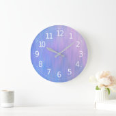 Abstract Gradient Grunge Artwork | Wall Clock Große Wanduhr (Zuhause)