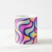 Abstract Gradient Waves Mug Kaffeetasse (Mittel)